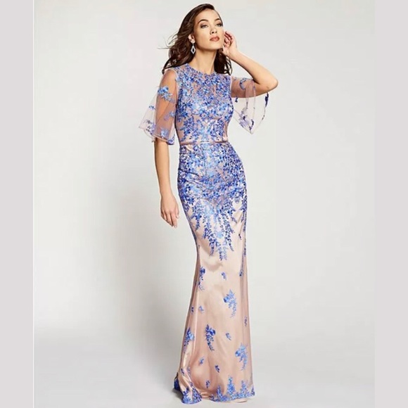 New Js Collections Illusion Embroidered 